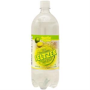 Mayim Chaim Seltzer Lemon Lime, 33.8 Oz