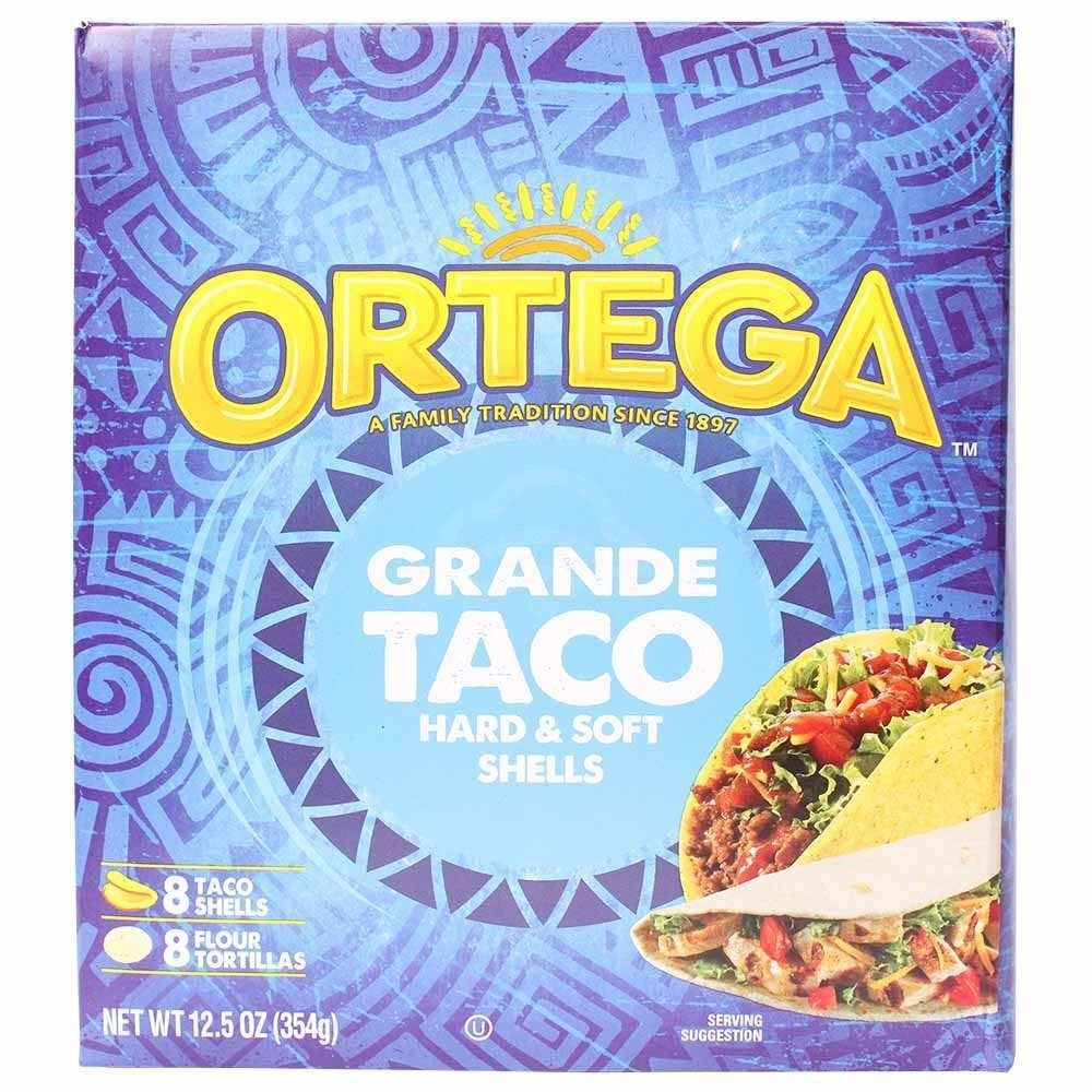 Ortega Grande Taco Hard & Soft Shells, 12.5 Oz