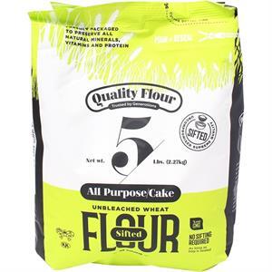 Quality Flour All Purpose/Cake Sifted Flour, 5 Lbs
