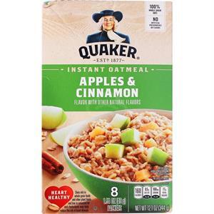 Quaker Oats Apples & Cinnamon, 12.1 Oz