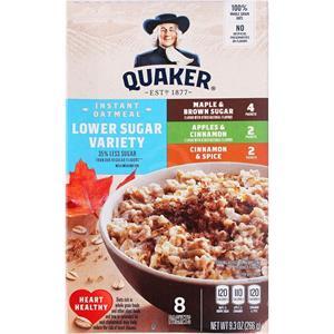 Quaker Qua Oatmeal Ls Variety, 9.3 Oz