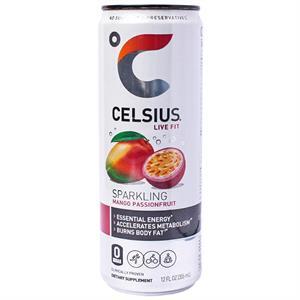 Celsius Mango Passionfruit Energy Drink, 12 Oz