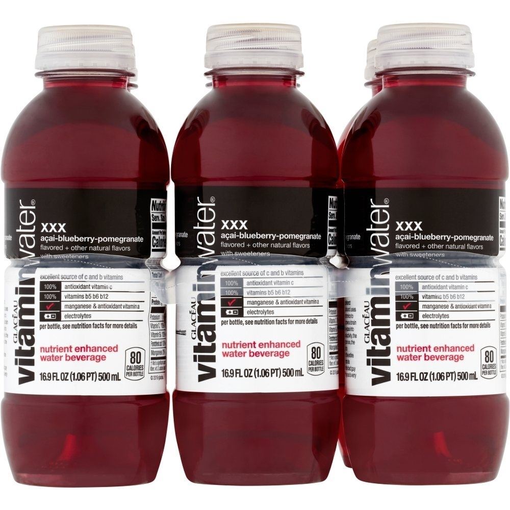 Glaceau Vitamin Water XXX, Acai-Blueberry-Pomegranate, 6 Ct |  SeasonsKosher.com Online Kosher Grocery Shopping and Delivery Service