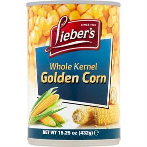 Liebers Corn Whole Kernel, 15.25 Oz