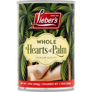 Lieber's Hearts Of Palm, Whole, 14 Oz