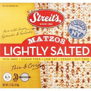 Streit's Matzos, Lightly Salted, 11 Oz