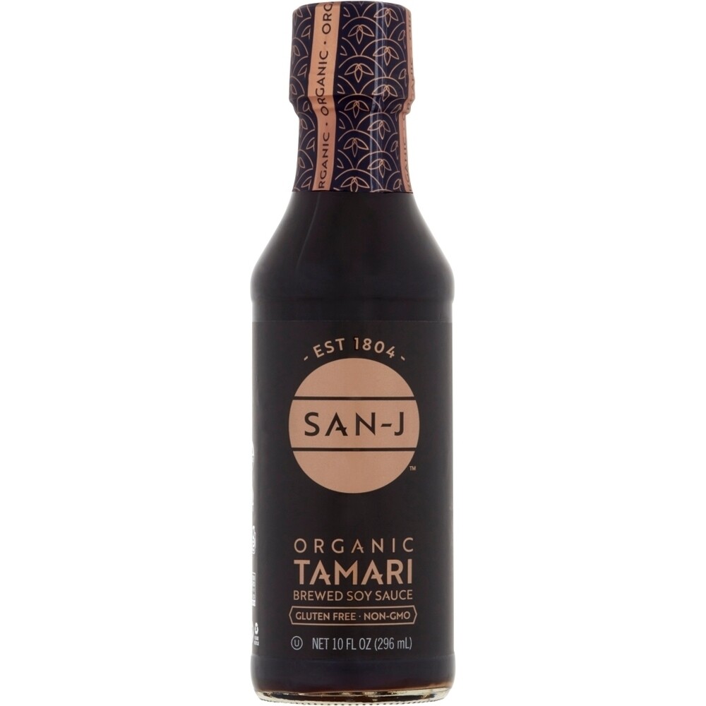 San-J Tamari Soy Sauce, Organic, 10 Oz