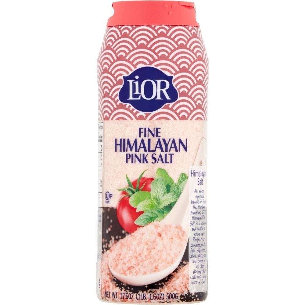 Lior Himalayan Pink Salt Fine, 17.6 Oz