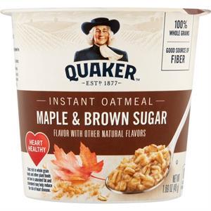 Quaker Oatmeal Maple & Brown Sugar, 1.69 O0z