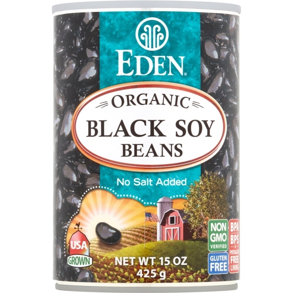 Eden Black Soy Beans, Organic, 15 Oz