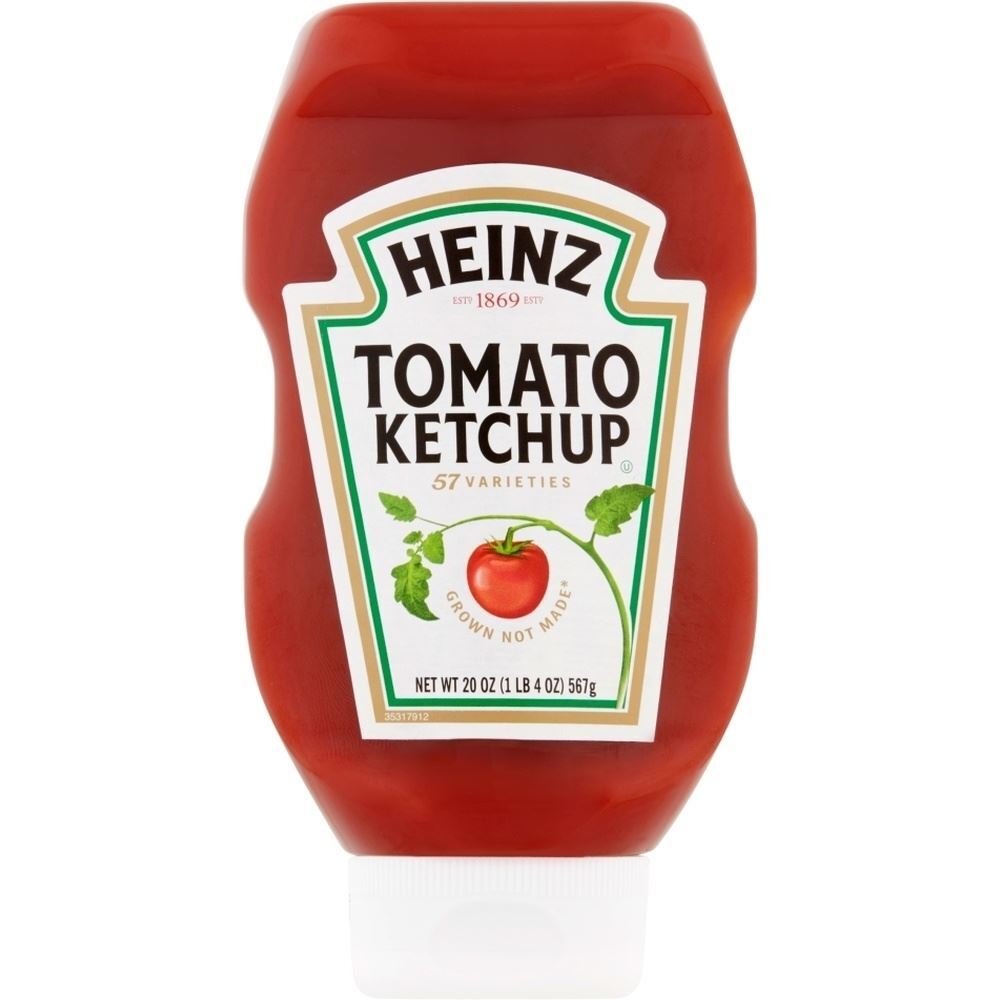 Heinz Tomato Ketchup, Easy Squeeze, 20 Oz