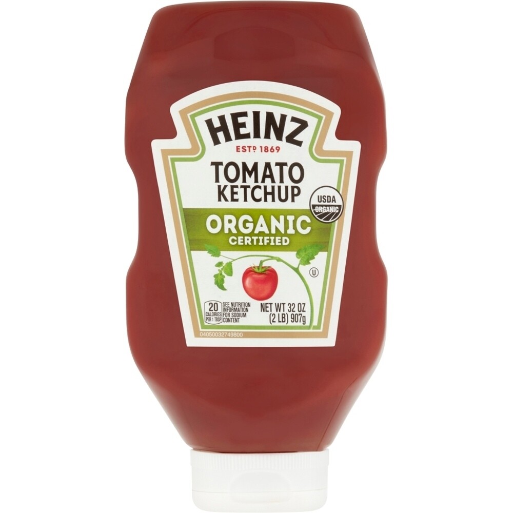 Heinz Tomato Ketchup, Organic, 32 Oz