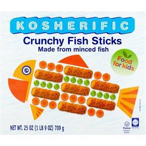 Kosherific 48 Fish Sticks, 25 Oz