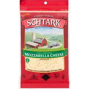 Schtark Shredded Mozzarella Cheese, 8 Oz