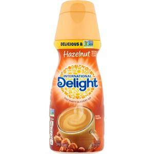 International Delight Coffee Creamer Hazelnut, 16 Oz