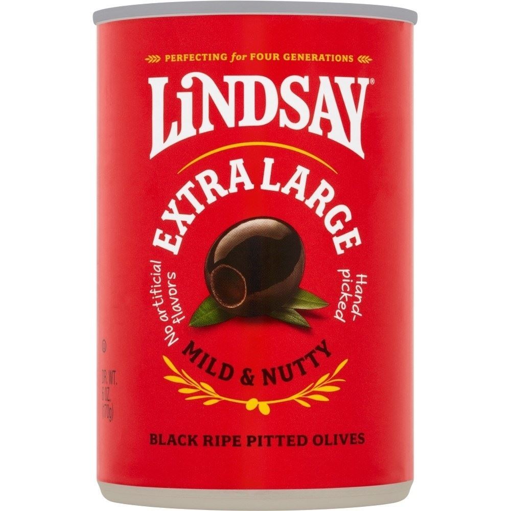 Lindsey Olives Black Pitted, 6 Oz