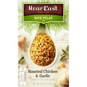 Near East Rice Pilaf Mix, Roasted Chicken & Garlic, 6.3 Oz