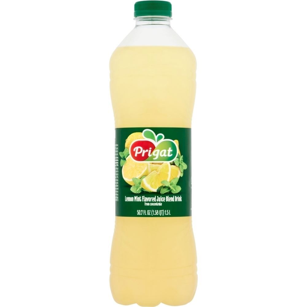 Prigat Drink Lemon Mint 1.5 L, 33.8 Oz