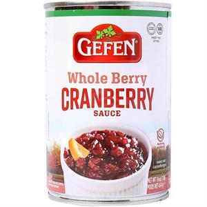 Gefen Cranberry Sauce, Whole Berry, 16 Oz