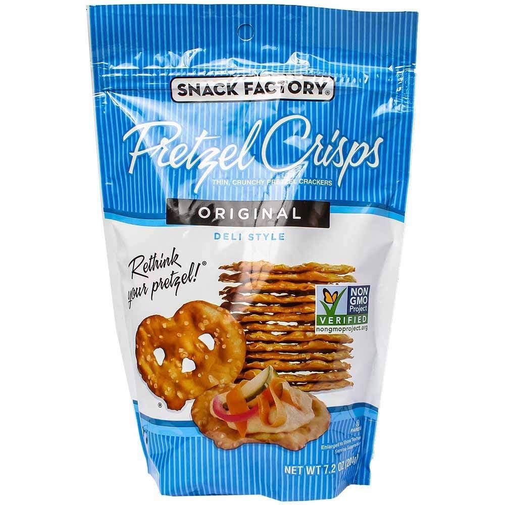 Snack Factory Pretzel Crisps Original, 6 Oz