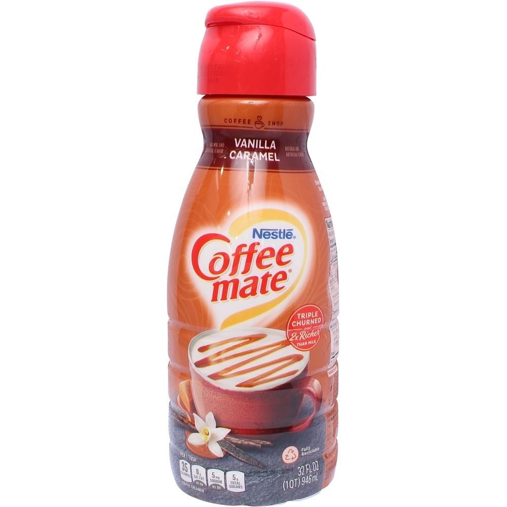 Coffee Mate Creamer Vanilla Caramel, 32 Oz