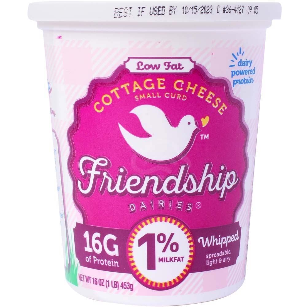 Friendship Lowfat Whipped Cottage Cheese, 16 Oz