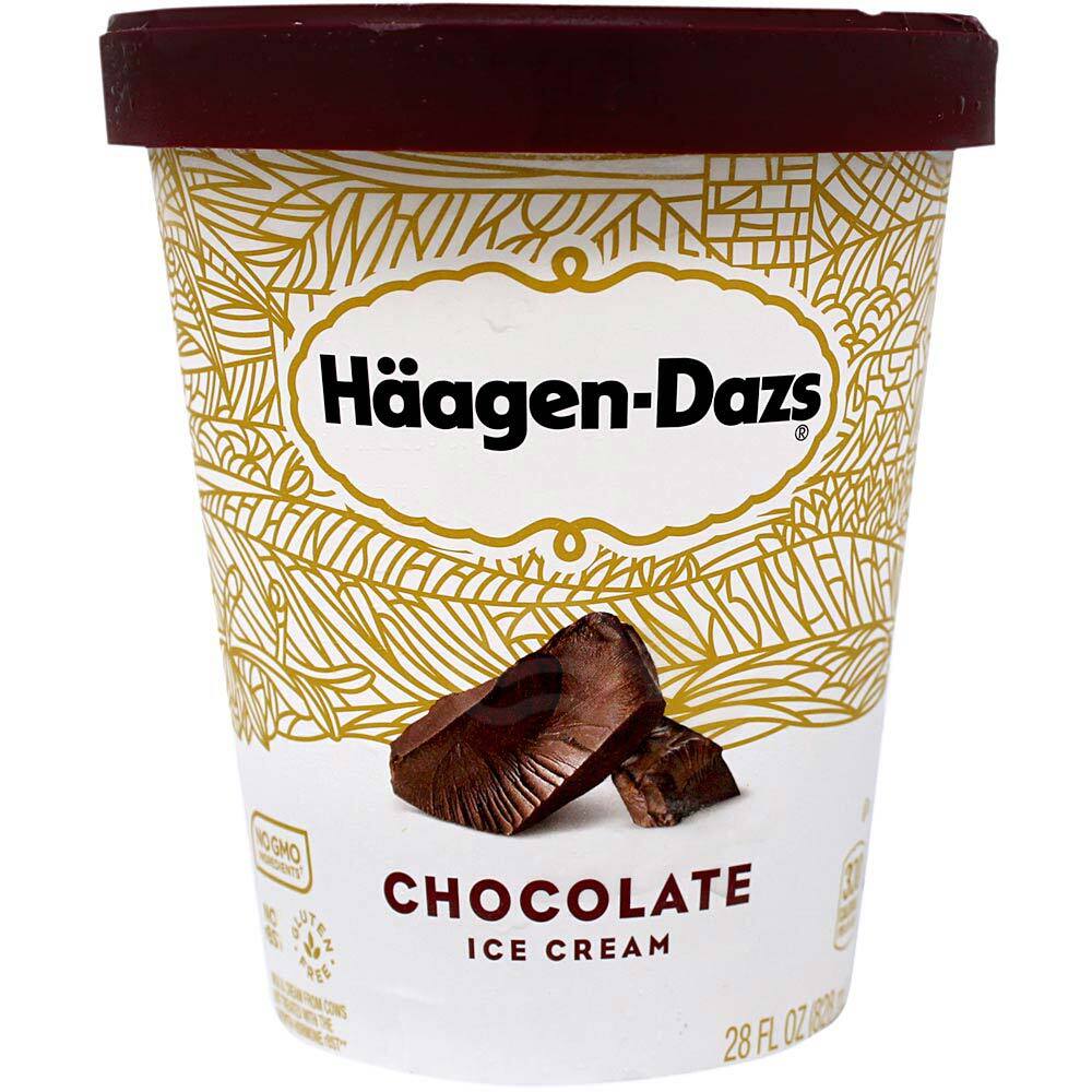 Häagen-Dazs Chocolate Ice Cream, 28 Oz