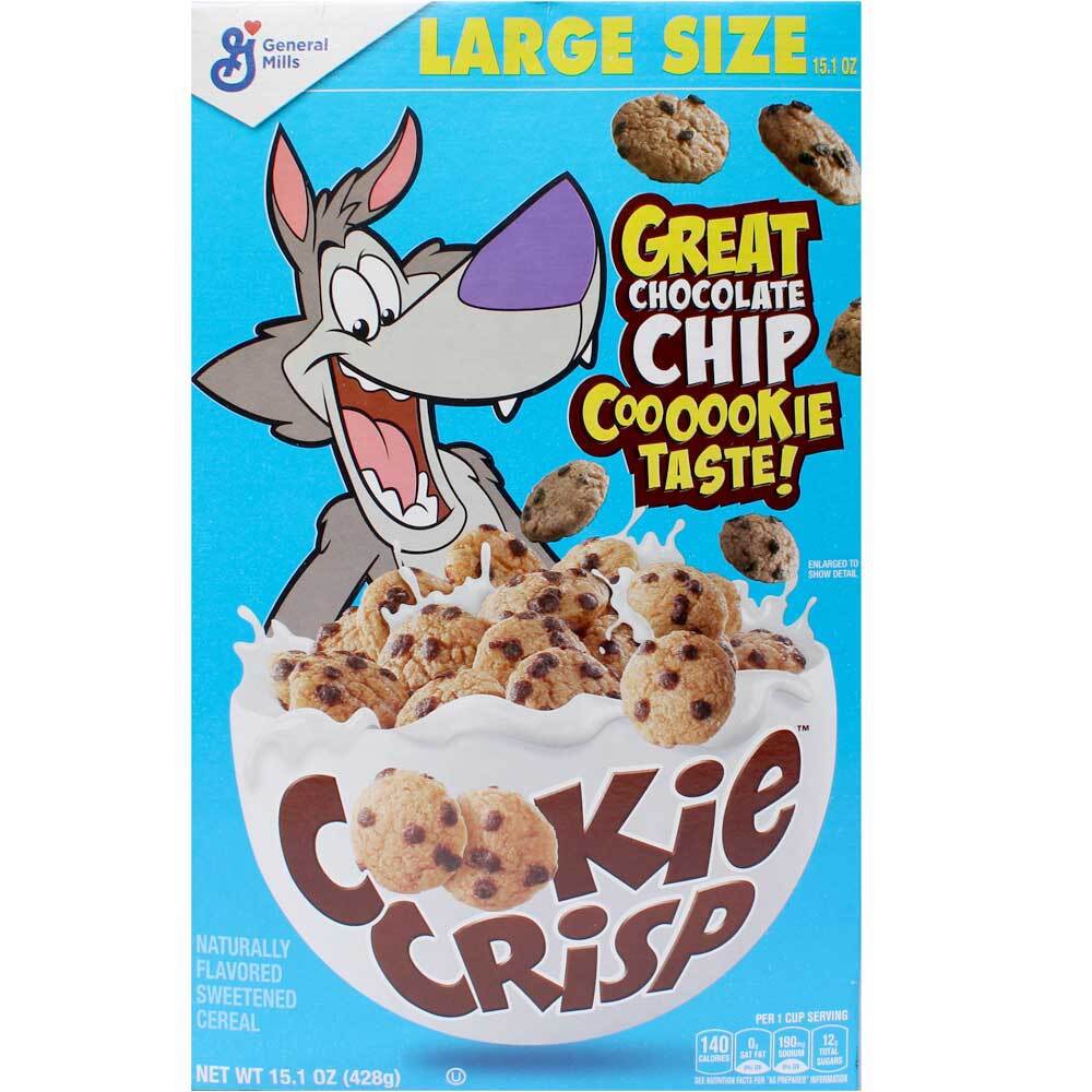 General Mills Cookie Crisp Lg Size, 15.1 Oz