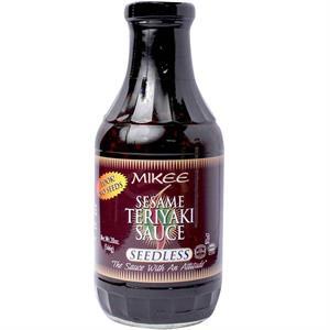 Mikee Sesame Teriyaki Sauce, Seedless, 20 Oz