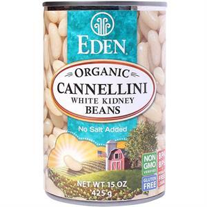 Eden Cannellini White Kidney Beans, Organic, 15 Oz