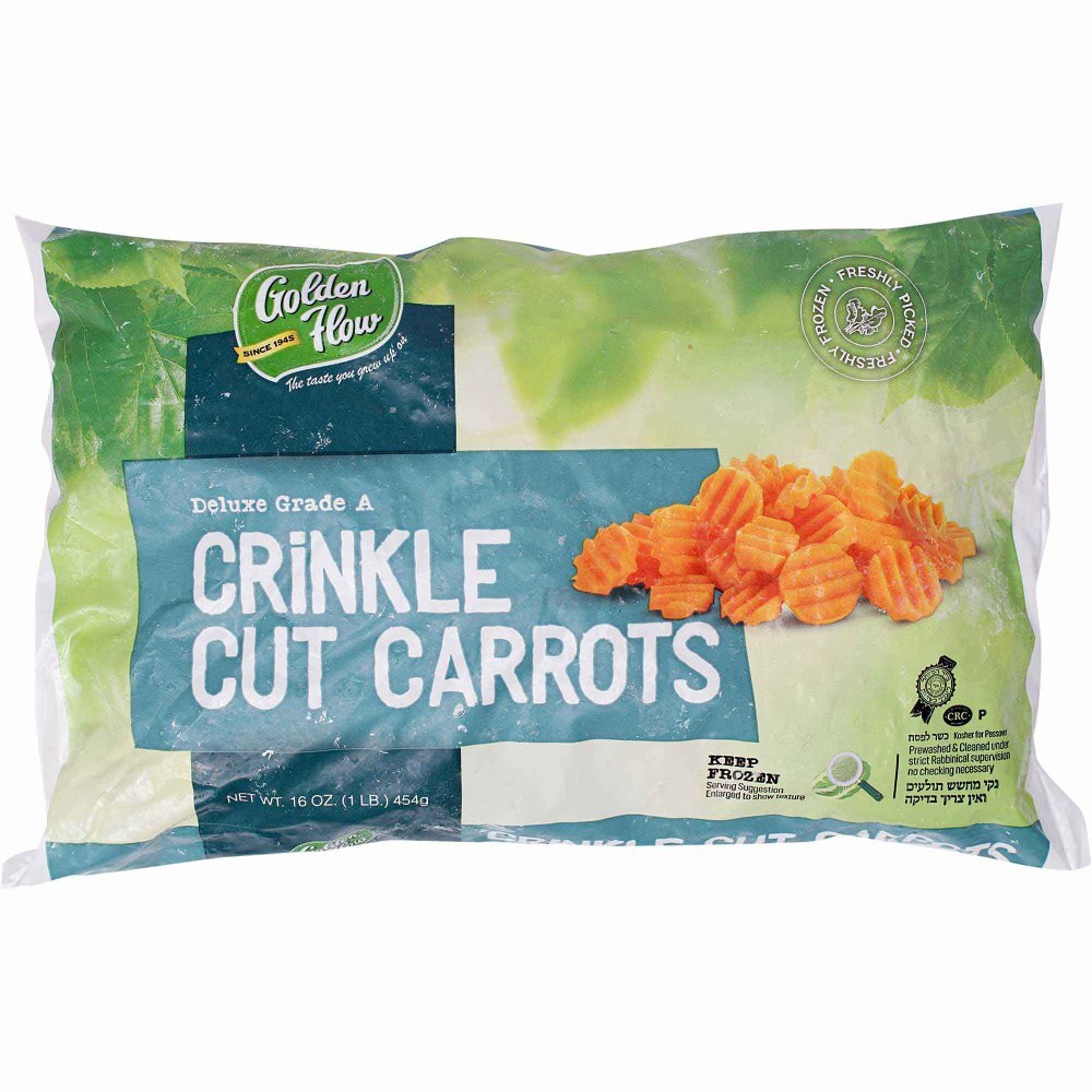 Golden Flow Crinkle Cut Carrots, 16 Oz