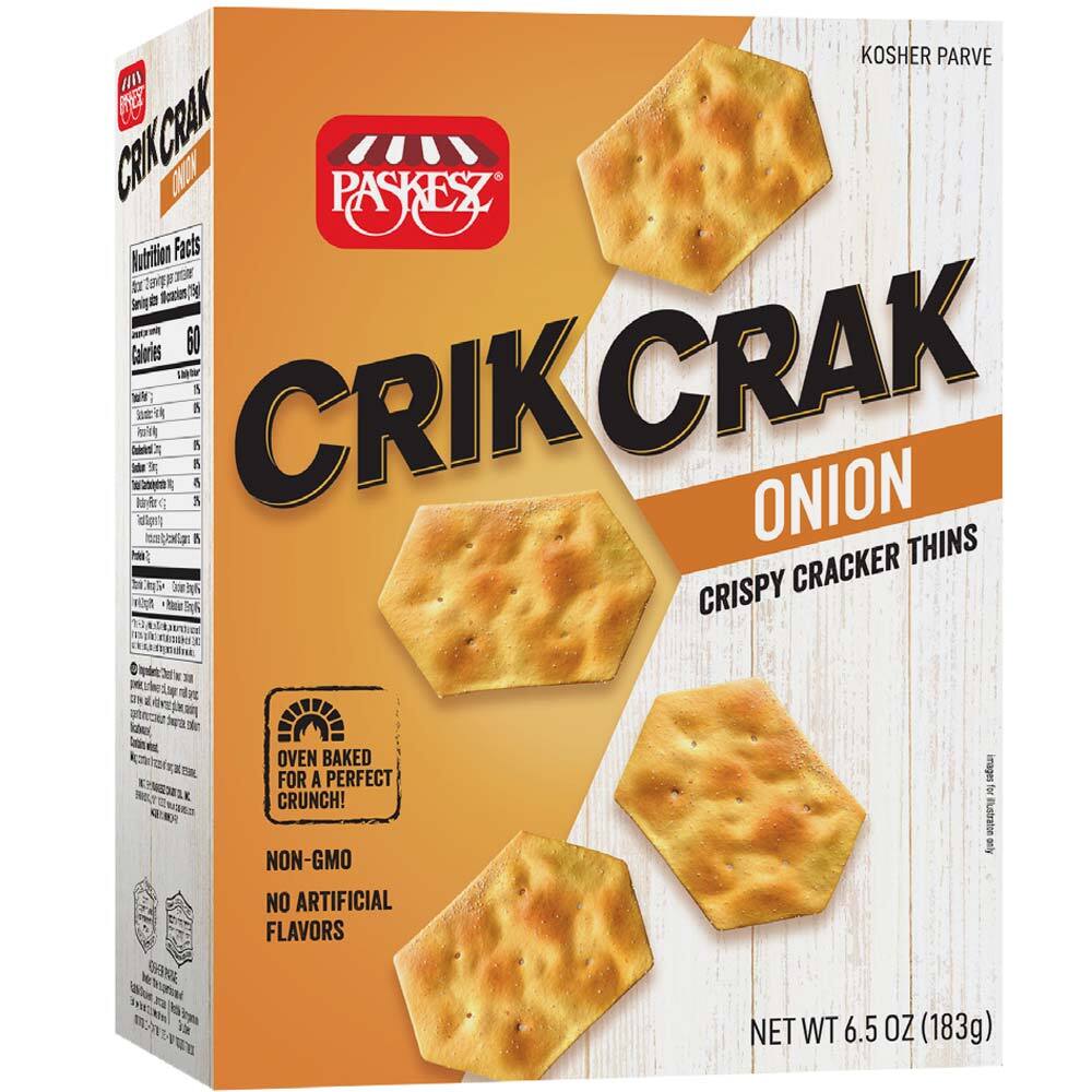 Paskesz Crik Crak Onion, 6.5 Oz