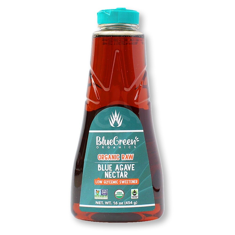 Blue Green Blue Agave Nectar Raw, 16 Oz