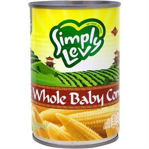 Simply Lev Whole Baby Corn, 15 Oz