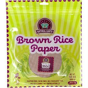 Natural Earth Brown Rice Paper, 3.5 Oz
