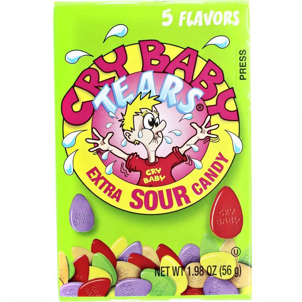 Double Bubble Cry Baby Tears Extra Sour Candy, 1.98 Oz