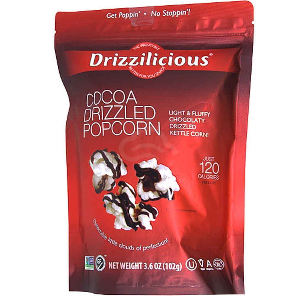 Drizzilici Drizz Cocoa Drizz Popcorn, 3.6 Oz
