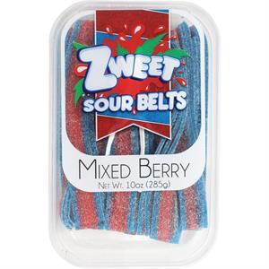 Zweet Sour Belts Mixed Berry, 10 Oz