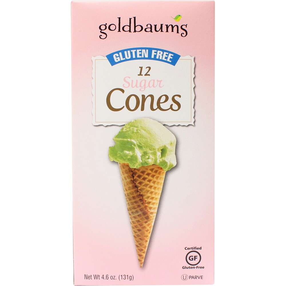 Goldbaum's Gluten Free Sugar Cones, 4.7 Oz