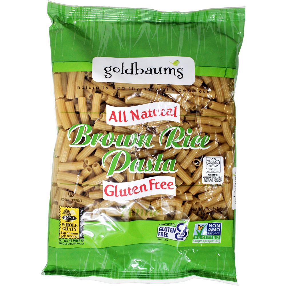 Goldbaum's Brown rice Pasta Penne, 16 Oz