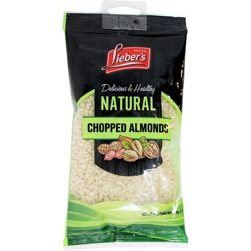 Lieber's Chopped Almonds Natural, 8 Oz
