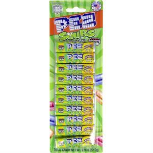 Paskesz Pez Sours Refills 10Pk, 2.9 Oz
