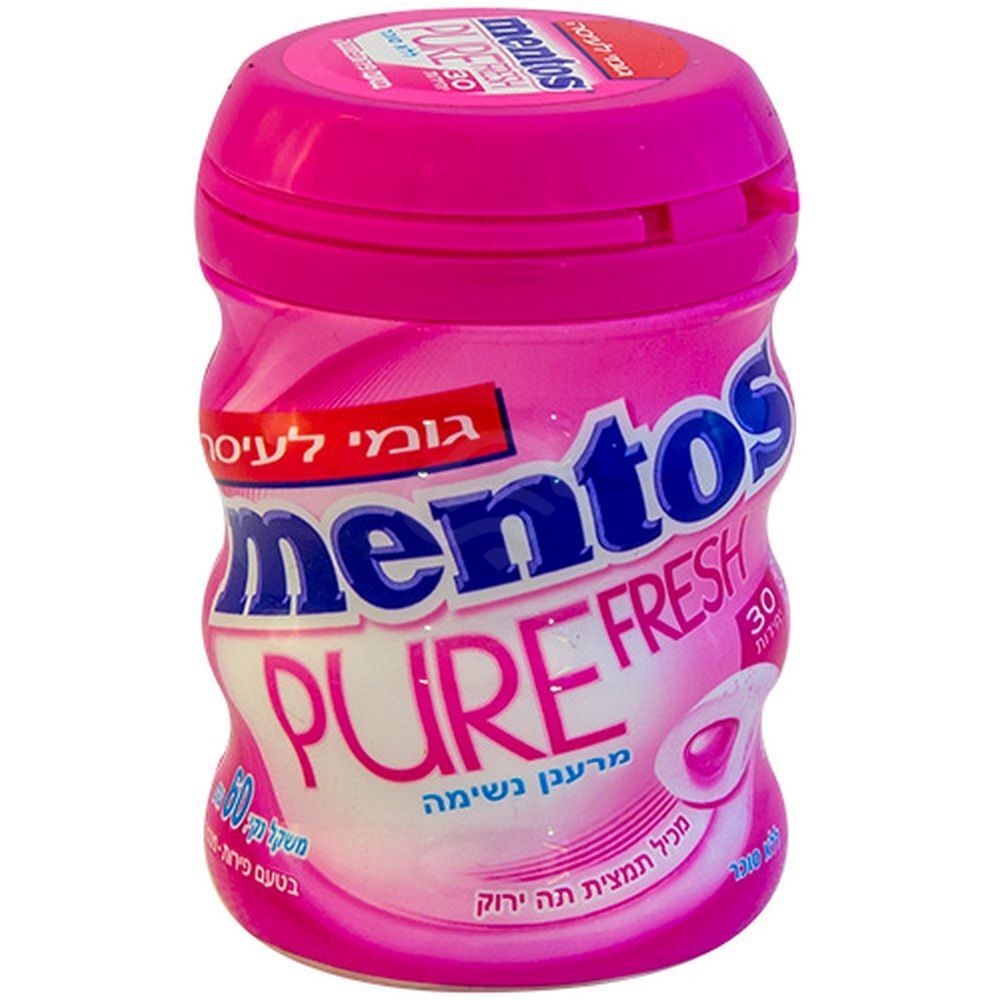 Mentos Gum Fruit Pure Fresh, 30 Ct