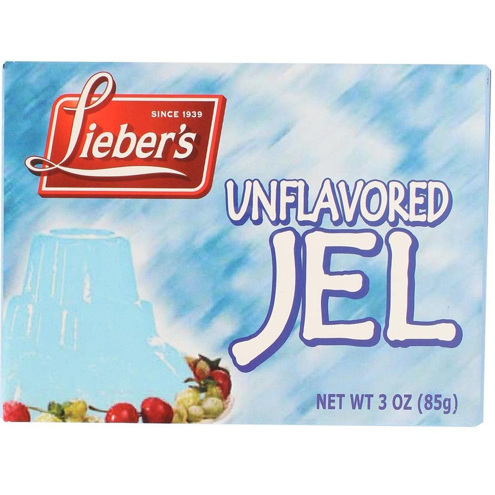 Liebers Jello Unflavored, 3 Oz