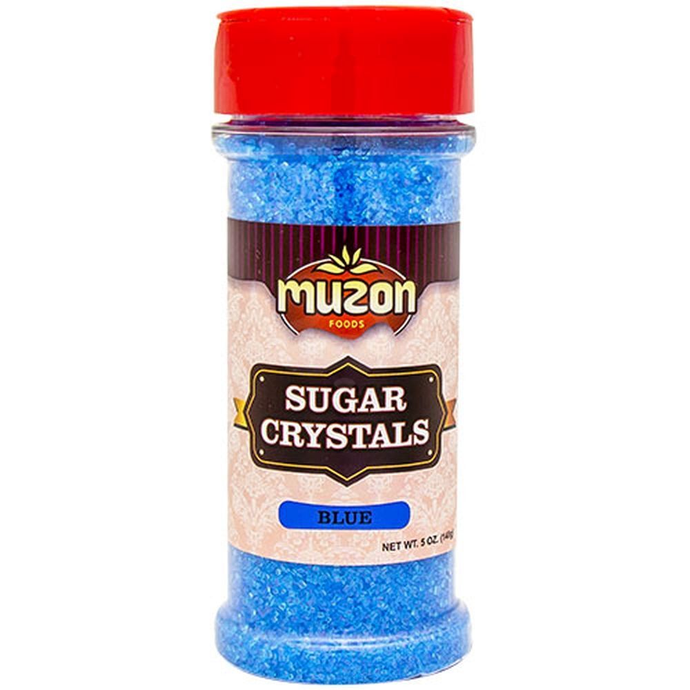 Muzon Suger Crystals Blue, 5 Oz
