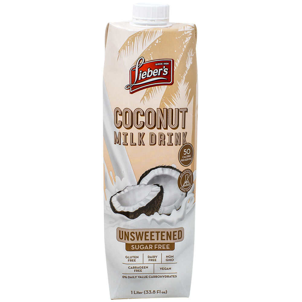 Lieber Coconut Milk Unsweetened, 33.8 Oz