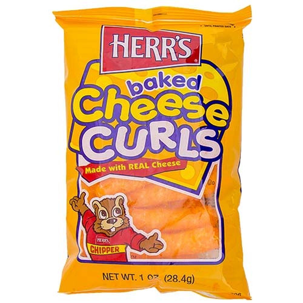Herr's Baked Cheese Curls, 1 Oz