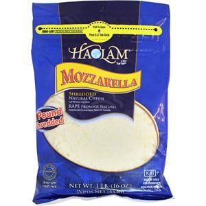 Haolam Shredded Mozzarella Cheese, 16 Oz
