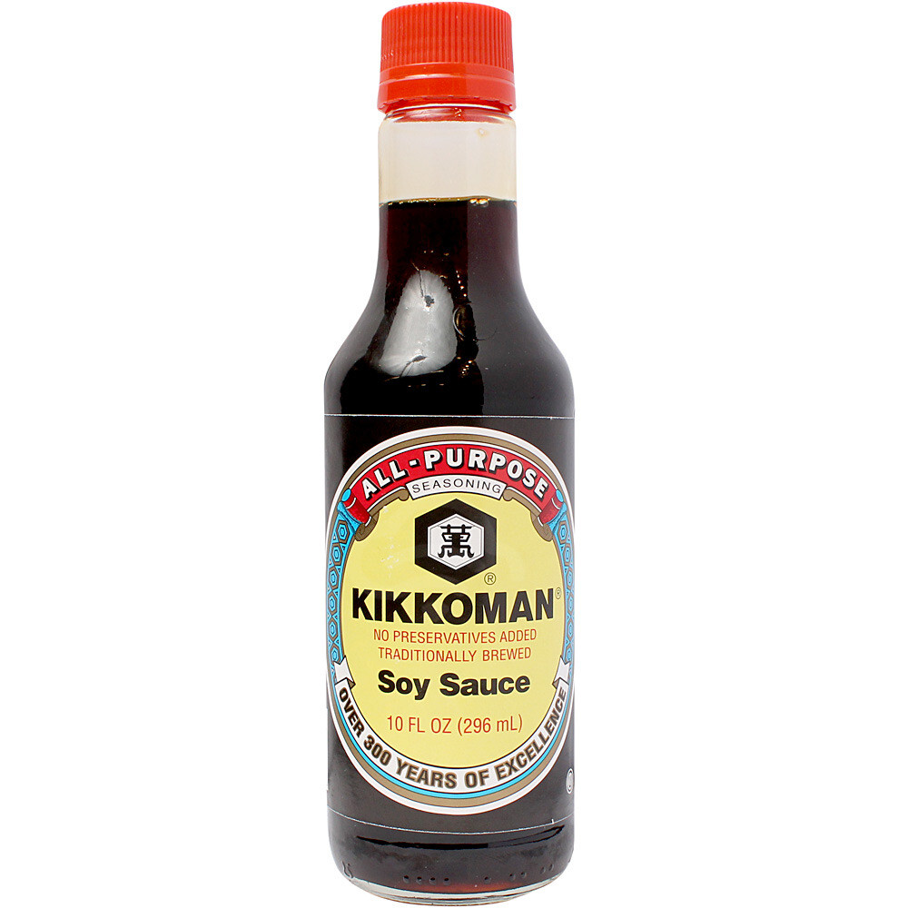 Kikkoman Naturally Brewed Soy Sauce, 10 Oz