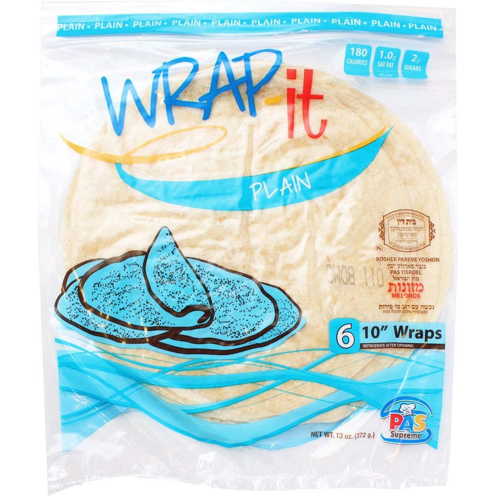 Pas Yisroel Wrap It Plain